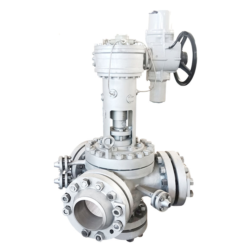 单电动四通旋塞阀