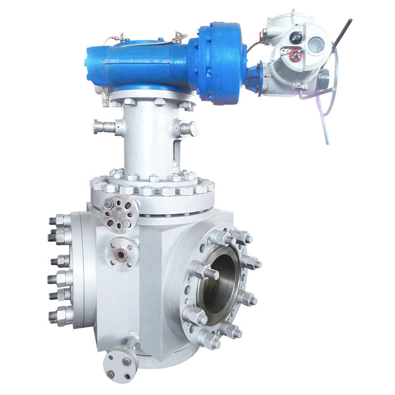 电动四通球阀